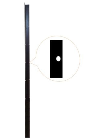 Parante esquinero / inicio, desniveles, premoldeados o ochavas con perforaciones 15 cm