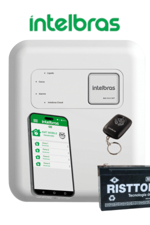 Kit Energizador Elc6012 NET Intelbras Wifi + Bateria