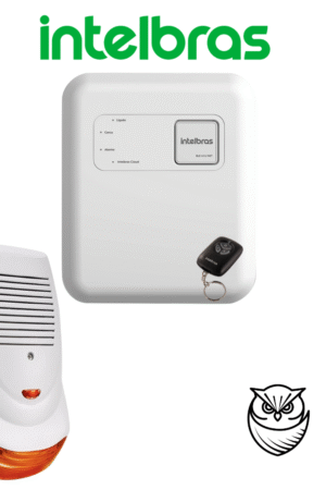 Kit Energizador Elc6012 Intelbras + sirena grande exterior