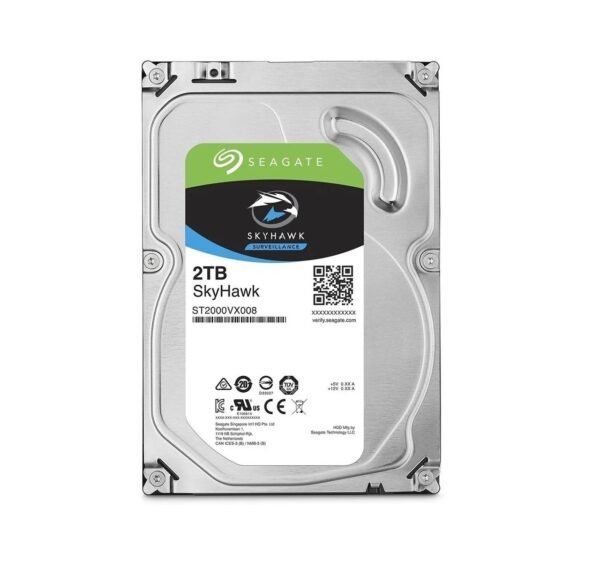 Disco Rigido 1 Tb Seagate Skyhawk Videovigilancia Color Plateado